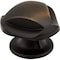 Jeffrey Alexander 1-5/16" Overall Length Antique Brushed Satin Brass Chesapeake Cabinet Knob 915ABSB - alternate 1
